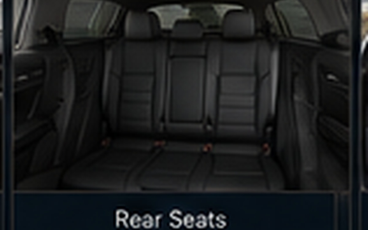 Porsche Macan rear seating